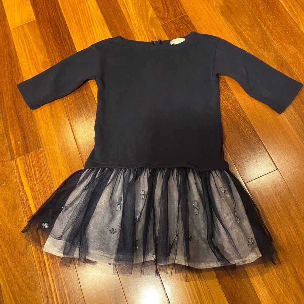 J crew navy sweater dress, 4